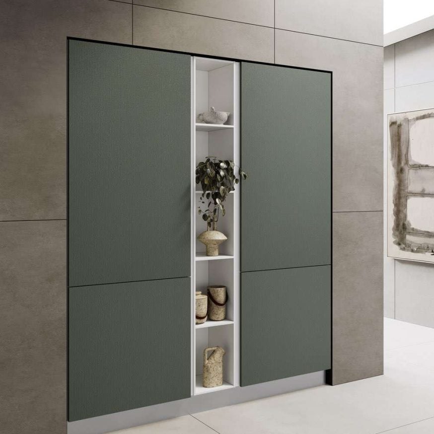 cucina moderna Sandy rovere foresta verde salvia dune